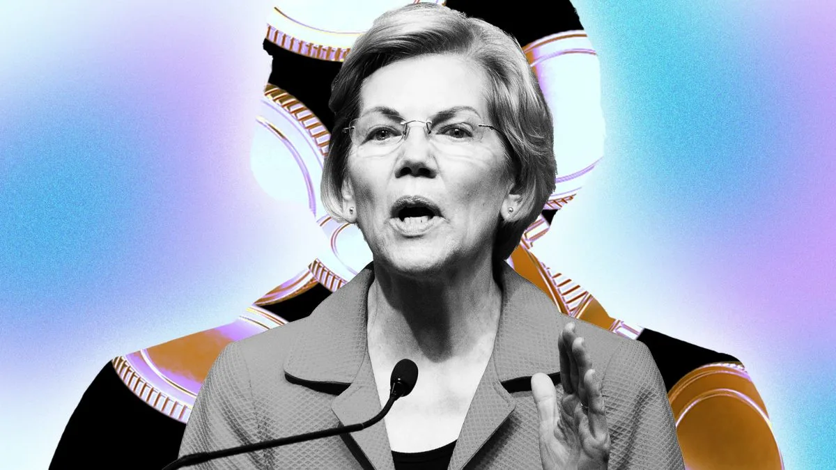 Elizabeth Warren Backs Crypto Legislation But Rejects Clarity Act — What It Means for Markets